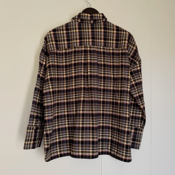 NWT EVERLANE The Boxy 100% Cotton Flannel Medium - Picture 8 of 9